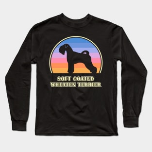 Soft Coated Wheaten Terrier Vintage Sunset Dog Long Sleeve T-Shirt